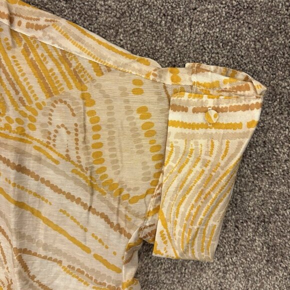 Worthington Women's Linen Blend Button Up Shirt Size XS Short Sleeve NWT $49 - Picture 7 of 16